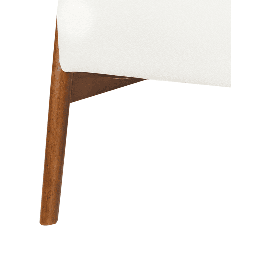 Poltrona SKARA Pele sintética Branco creme Poltrona SKARA Pele sintética Branco creme
