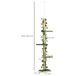 Árbol para Gato Aglomerado de Madera, ABS, Yute PawHut Árbol para Gato Aglomerado de Madera, ABS, Yute PawHut Verde