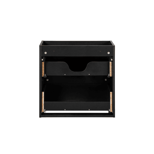 Móvel de toucador 60cm 2 gavetas Riva Preto
