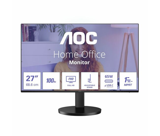 Monitor gaming aoc 27b3cf2 full hd 27" 100 hz 50-60 hz
