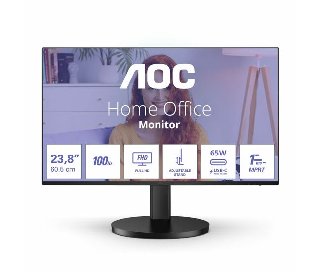 Monitor aoc 24b3cf2 full hd 23,8" 100 hz