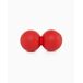 Pelota de Lacrosse Dupla - BOOMFIT Pelota de Lacrosse Dupla - BOOMFIT Rojo