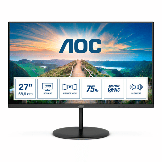 Monitor AOC U27V4EA 27 LED IPS Flicker free 60 Hz 50-60 Hz Monitor AOC U27V4EA 27 LED IPS Flicker free 60 Hz 50-60 Hz