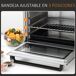 Mini Horno Eléctrico Metal, Acero Inoxidable HOMCOM Mini Horno Eléctrico Metal, Acero Inoxidable HOMCOM Plateado