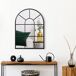 Espejo de Pared Metal, Vidrio HOMCOM, hogar - decoración Espejo de Pared Metal, Vidrio HOMCOM, hogar - decoración Negro
