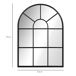 Espejo de Pared Metal, Vidrio HOMCOM, hogar - decoración Espejo de Pared Metal, Vidrio HOMCOM, hogar - decoración Negro