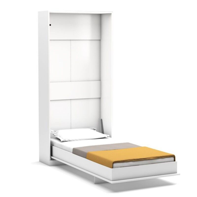 Cama abatible vertical blanco 90x200cm
