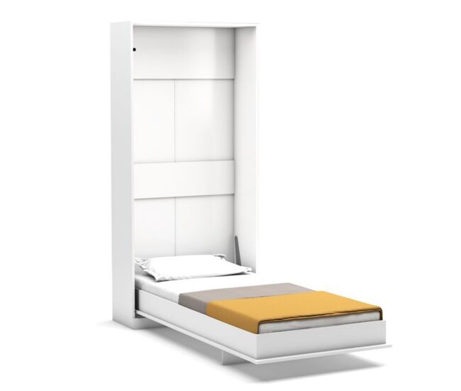 Cama abatible vertical blanco 90x200cm