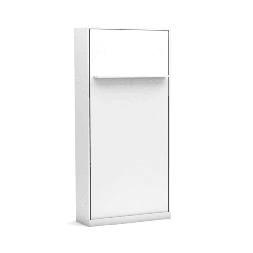 Cama dobrável vertical branco 90x200cm