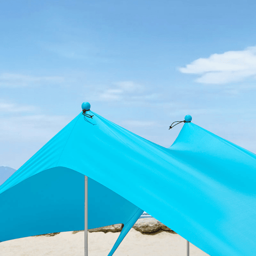 SoBuy OZT01-HB Tenda de praia em Lycra azul claro