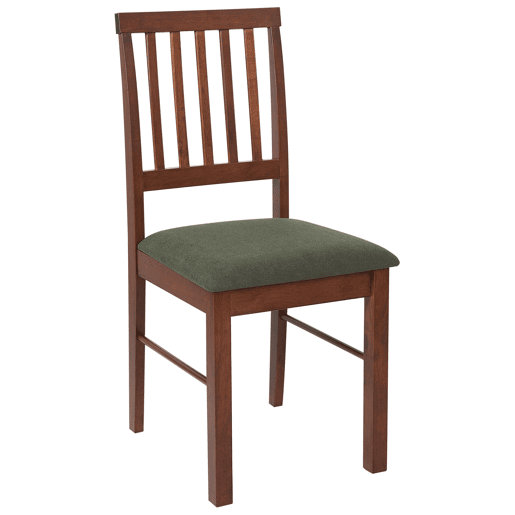 Conjunto de 2 cadeiras de jantar ORONO Madeira Castanho escuro