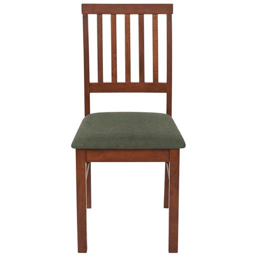 Conjunto de 2 cadeiras de jantar ORONO Madeira Castanho escuro