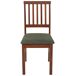 Beliani Silla de comedor ORONO Beliani Silla de comedor ORONO Verde Oscuro