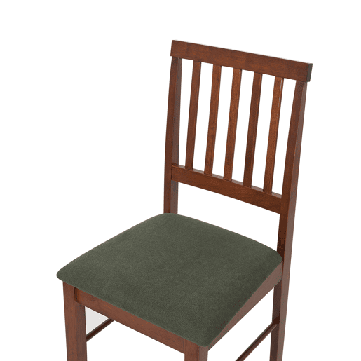 Conjunto de 2 cadeiras de jantar ORONO Madeira Castanho escuro