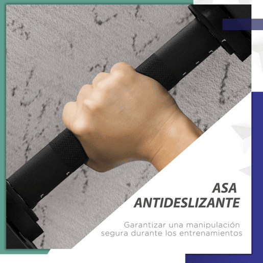 SPORTNOW Kit de Halteres 20kg 2 em 1 Jogo de Pesos com Barra de Pesos Pega Antiderrapante para Treino de Força em Casa Ginásio Escritório Preto e Verde