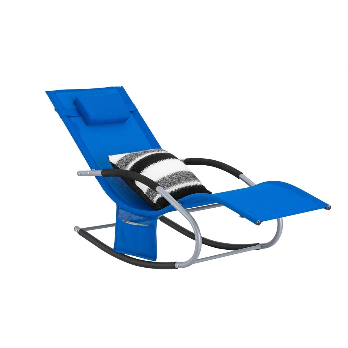 Sobuy muebles de jardin mecedora silla tumbona de exterior ogs28-kb