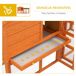 Conejera de Madera Madera de Abeto PawHut Conejera de Madera Madera de Abeto PawHut Naranja