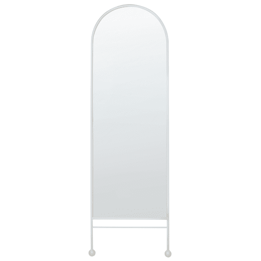 Espelho JARNAGES 45 cm 145 cm Metal Branco