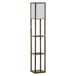 Lámpara de Pie MDF, Acrílico HOMCOM, hogar - iluminación Lámpara de Pie MDF, Acrílico HOMCOM, hogar - iluminación Marrón
