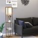 Lámpara de Pie MDF, Acrílico HOMCOM, hogar - iluminación Lámpara de Pie MDF, Acrílico HOMCOM, hogar - iluminación Marrón