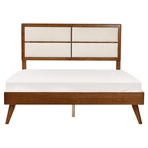 Cama POISSY 160 x 200 cm Madeira escura de freixo Cama POISSY 160 x 200 cm Madeira escura de freixo