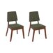 Beliani Silla de comedor MERRILL Beliani Silla de comedor MERRILL Verde Oscuro