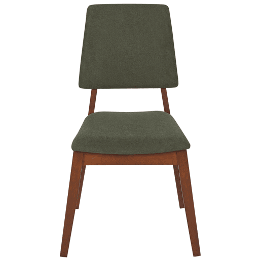 Conjunto de 2 cadeiras de jantar MERRILL Madeira Verde escuro