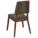 Beliani Silla de comedor MERRILL Beliani Silla de comedor MERRILL Verde Oscuro