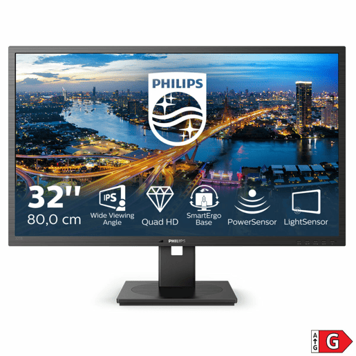 Monitor Philips 325B1L00 31,5 IPS LED LCD Flicker free 75 Hz 50-60 Hz