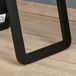 Espejo de Pie Madera de Pino, Vidrio HOMCOM Espejo de Pie Madera de Pino, Vidrio HOMCOM Negro