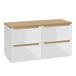 Mueble bajo lavabo 4 cajones encimera Livia Mueble bajo lavabo 4 cajones encimera Livia Blanco