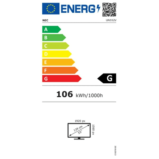 Monitor VIDEOWALL NEC UN552V 55 Monitor VIDEOWALL NEC UN552V 55