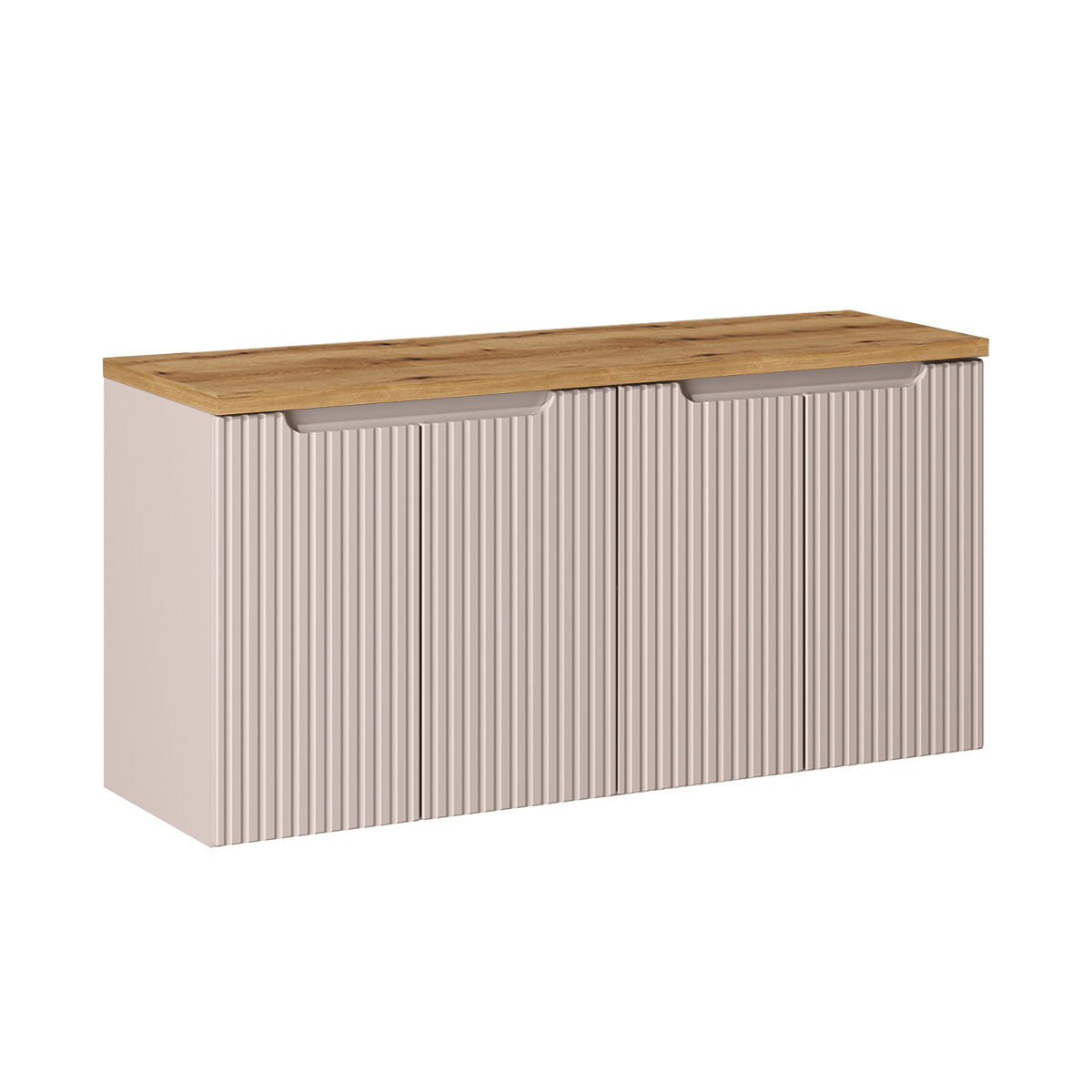 Mueble bajo lavabo 4 puertas encimera Riva 120