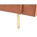 Beliani Sofá de 3 plazas Terciopelo VISNES Beliani Sofá de 3 plazas Terciopelo VISNES Dorado