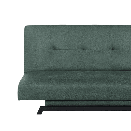 Sofá-cama LEEDS Tecido Verde 3 lugares Sofá-cama LEEDS Tecido Verde 3 lugares