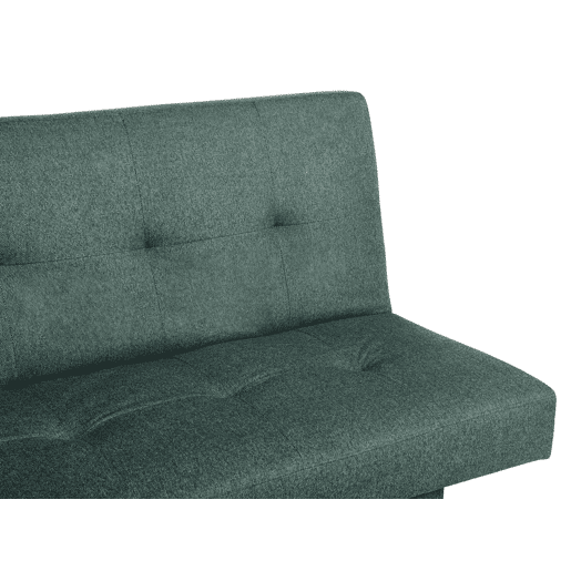 Sofá-cama LEEDS Tecido Verde 3 lugares Sofá-cama LEEDS Tecido Verde 3 lugares