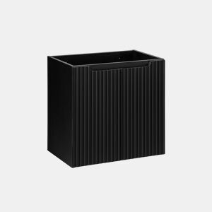 Móvel de lavatório 60cm 2 portas Riva Preto