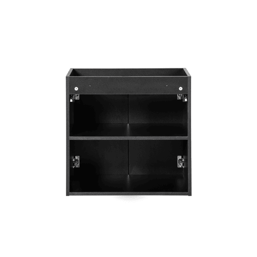 Móvel de lavatório 60cm 2 portas Riva Preto