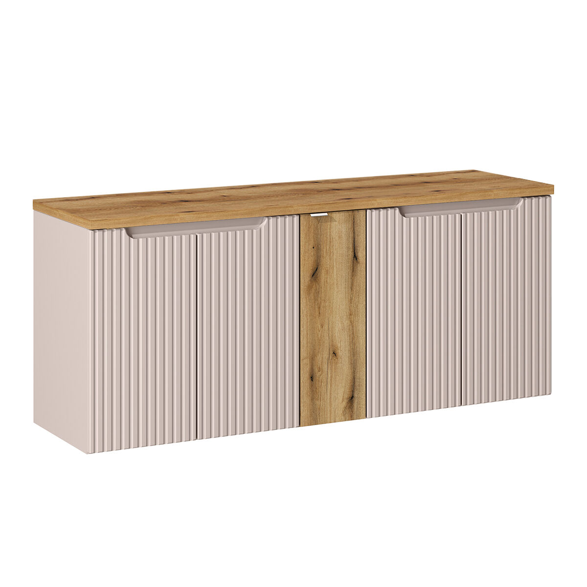 Mueble bajo lavabo 5 puertas encimera Riva 140