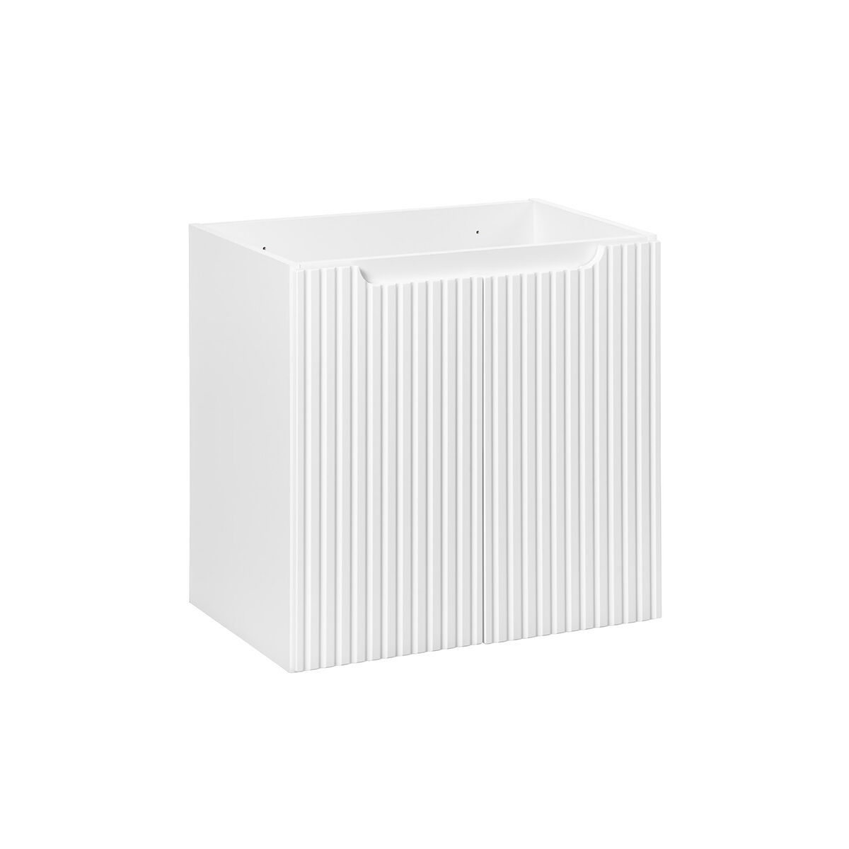 Mueble bajo lavabo 60cm 2 puertas riva blanco