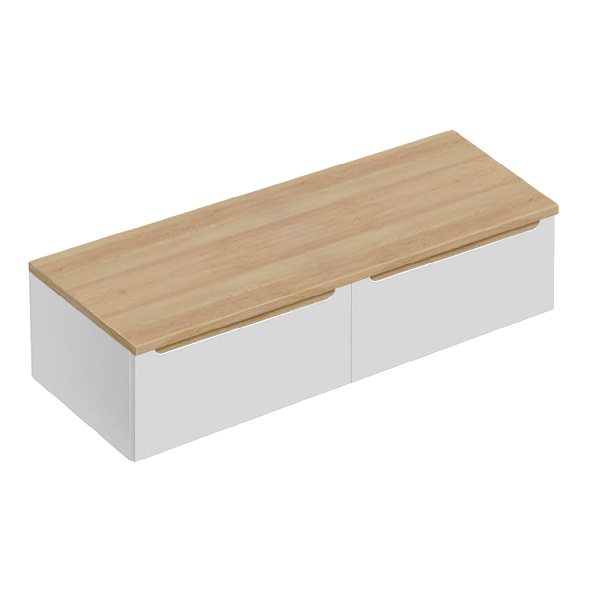 Mueble bajo lavabo 2 cajones encimera Livia