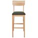 Beliani Silla de bar AMBLER Beliani Silla de bar AMBLER Verde Oscuro