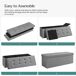 Caja de almacenamiento Caja de almacenamiento Gris