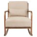 Beliani Silla mecedora SKOVDE Beliani Silla mecedora SKOVDE Beige