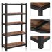 Estantería de almacenamiento Estantería de almacenamiento Negro/ Madera