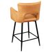 Beliani Silla de bar SANILAC Beliani Silla de bar SANILAC Gris