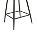 Beliani Silla de bar SANILAC Beliani Silla de bar SANILAC Gris