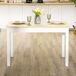 Conjunto de Comedor HOMCOM, hogar - muebles de comedor Conjunto de Comedor HOMCOM, hogar - muebles de comedor Blanco/ Madera