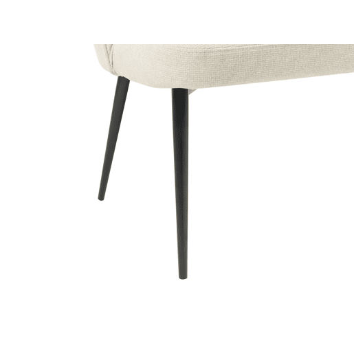 Banco estofado OSBY Tecido Creme claro 2 lugares