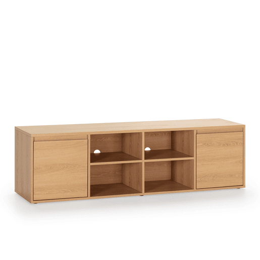 Móvel TVTori 2 portas, cor carvalho, 160 cm